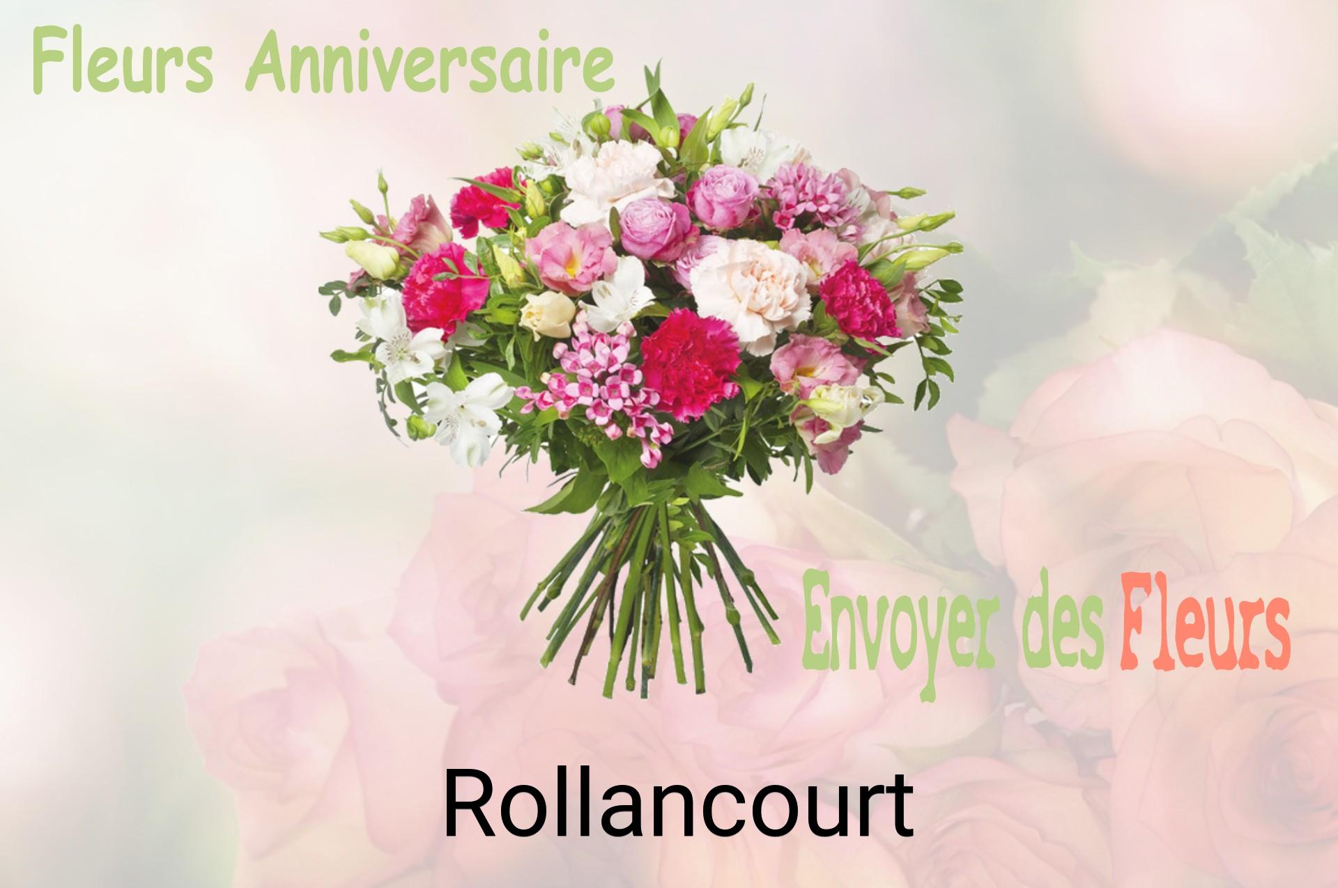 Bouquet de fleurs d’anniversaire livré à Rollancourt