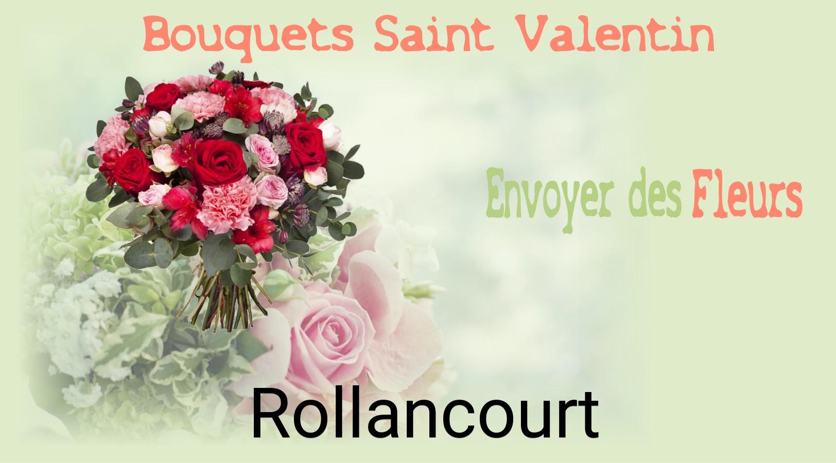 Roses de Saint-Valentin livrées à Rollancourt